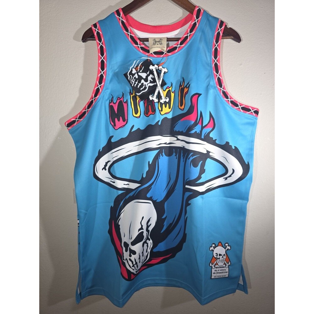 Miami Heat Reapers Of South Beach Brand X Basketball Jersey Size XL NWT